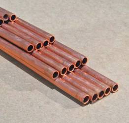 Ряды медных трубок