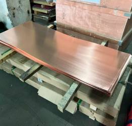 Упаковка холоднокатаных листов из меди