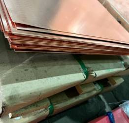 Медные листы в мягком состоянии